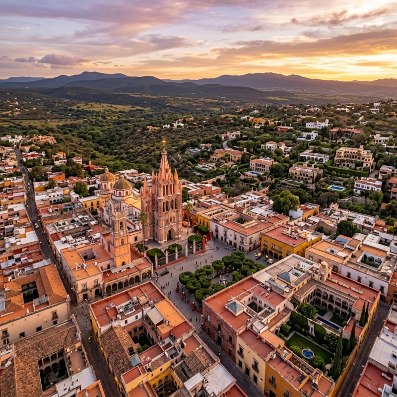 Vista panorámica de San Miguel de Allende
