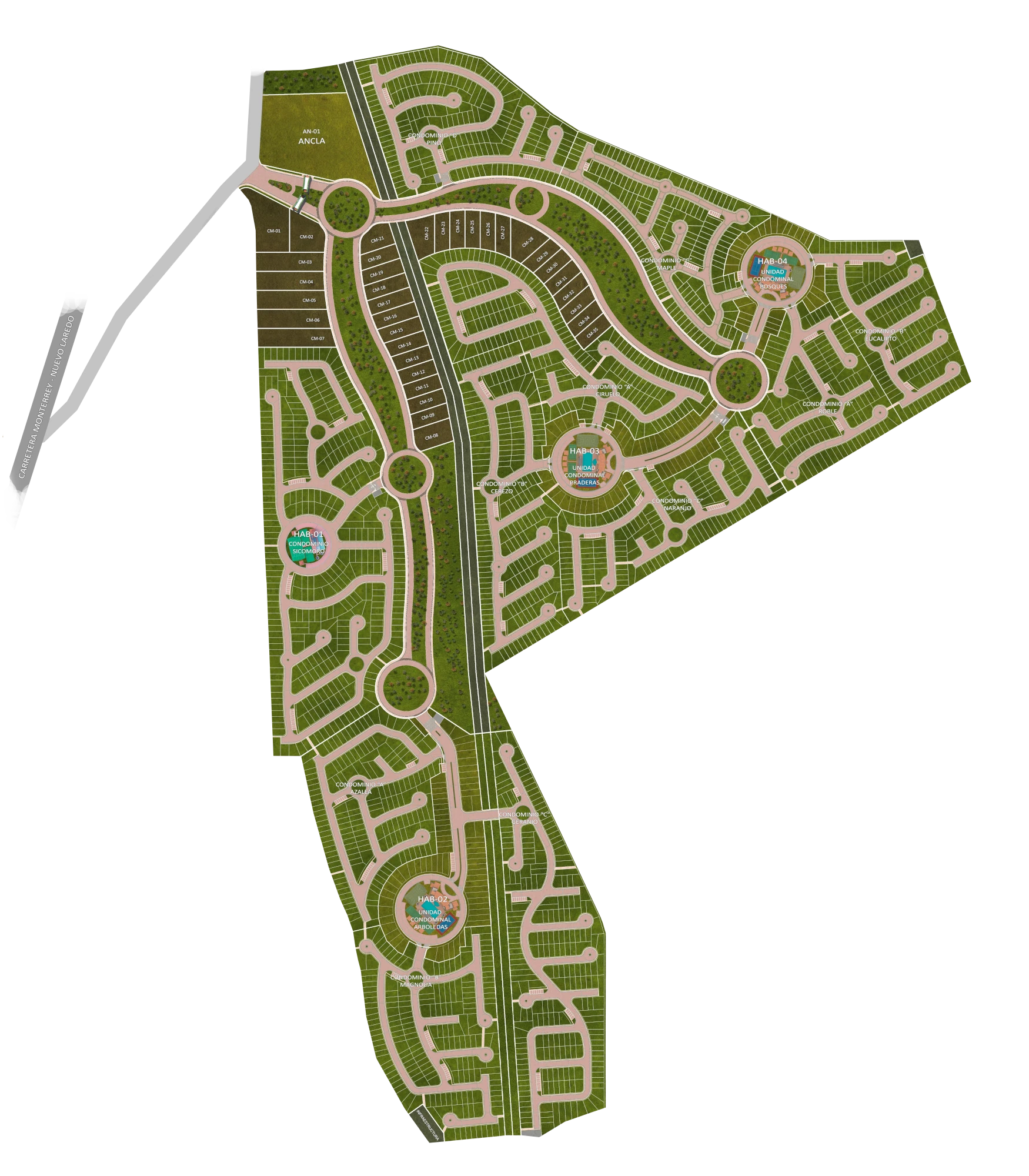 Master Plan de Ciudad Maderas Monterrey
